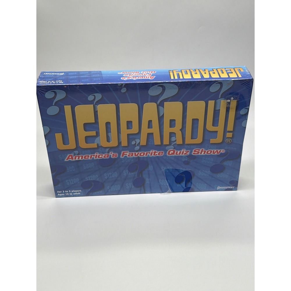 Jeopardy‎ Board Game 2003 Pressman Americas Favorite Quiz Show New Sealed 5454